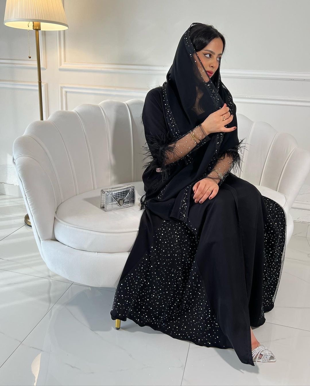 Crystal abaya