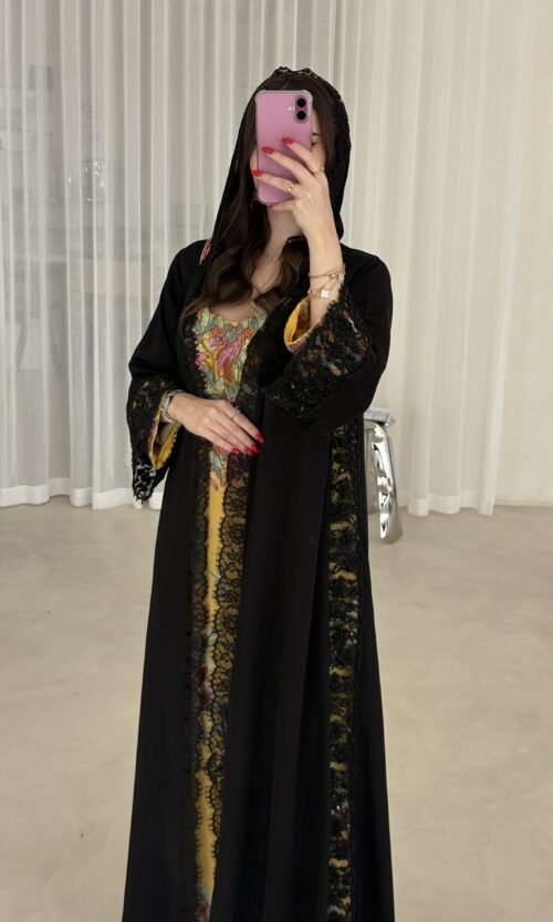 Cirstal dantial abaya